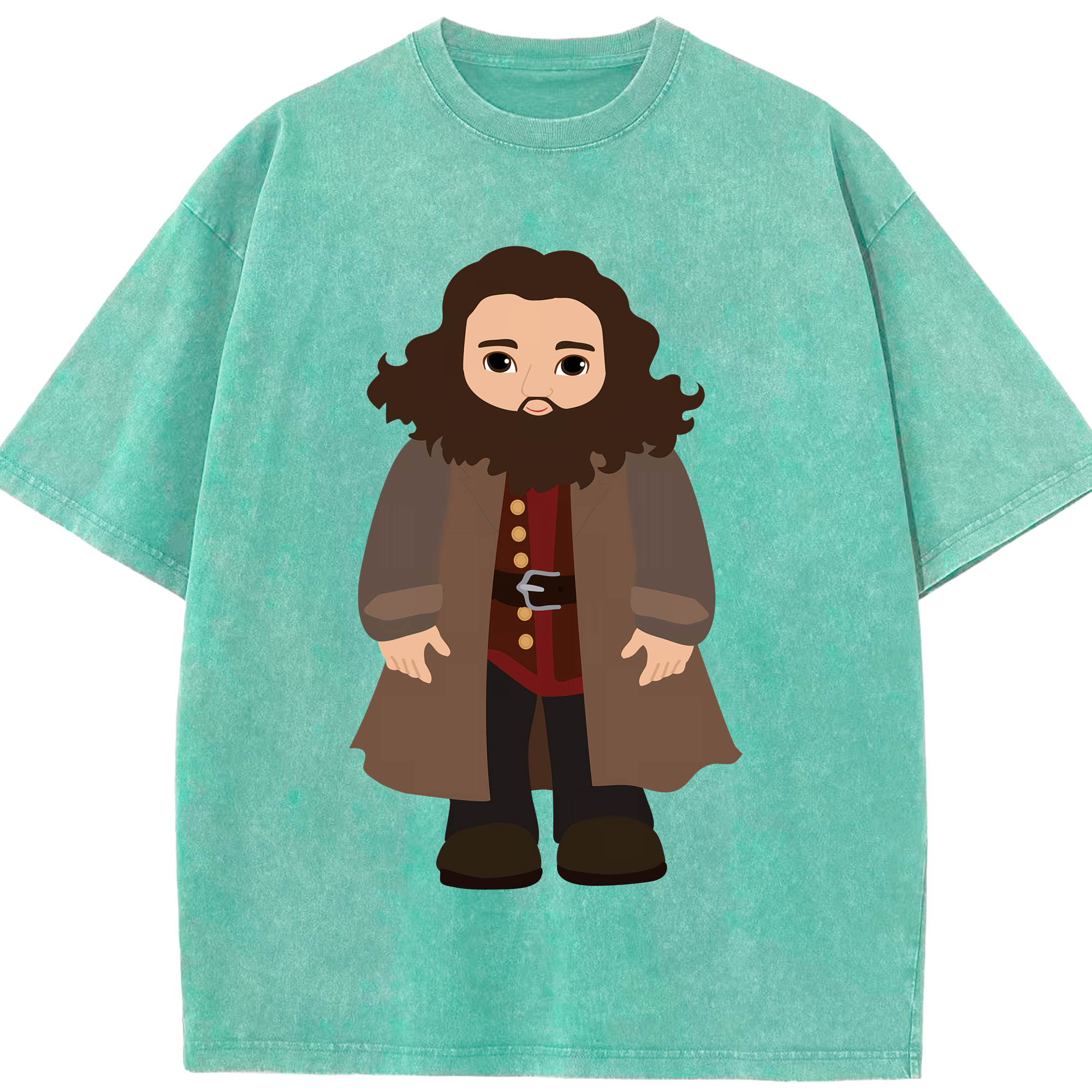 （画像用） Harry Potter ハリー・ポッターシリーズ 綿100% ヴィンテージ風 半袖Tシャツ（フロントプリント）